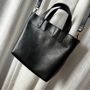 Madewell Black - The Small Transport Crossbody /  Tote Bag